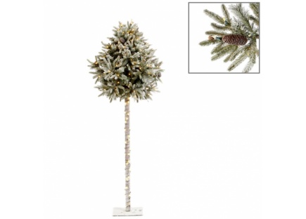 Новогодняя елка с гирляндой