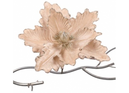 Новгодний елочный цветок