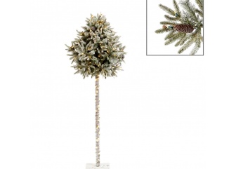 Новогодняя елка с гирляндой