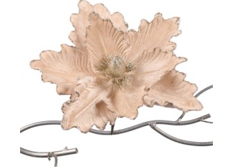 Новгодний елочный цветок